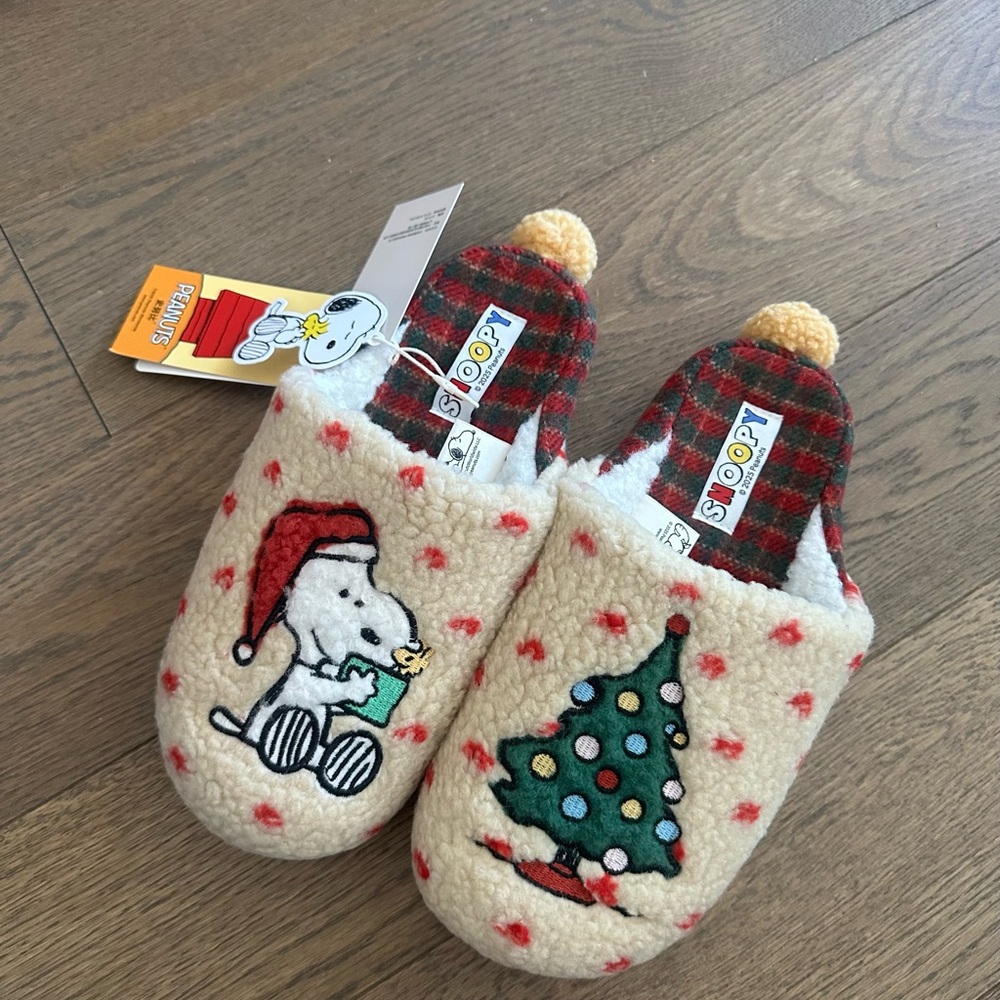 Snoopy Holiday Slippers